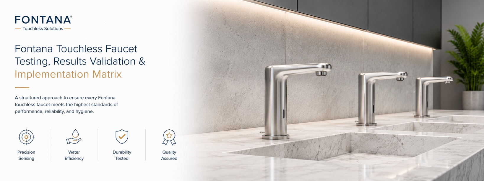 Fontana Touchless Faucet Testing